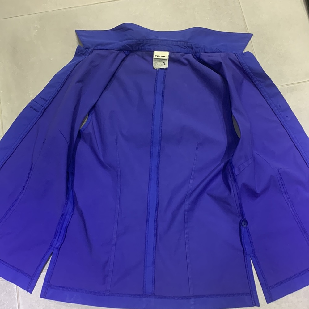 Made in🇧🇬Two Pieces VTG 90’ Royal Blue Cotton Blend Top and Pants Set - Picture 8 of 15